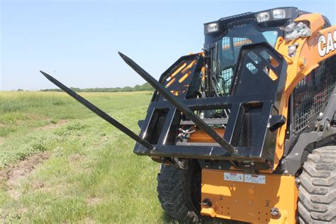 skid steer bail spear|skid steer bale spear plans.